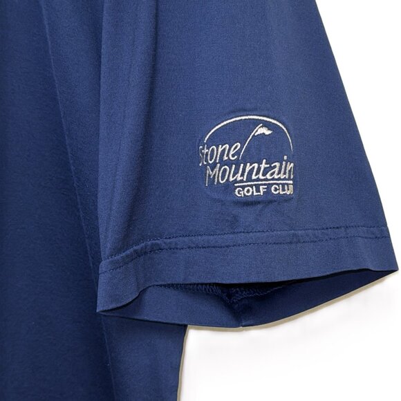 Greg Norman Tournament Polo Golf Shirt Stone Mountain Golf Club Men's L Blue ATL - Picture 3 of 12